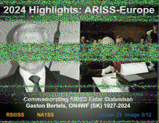 ISS SSTV December 2024 event image