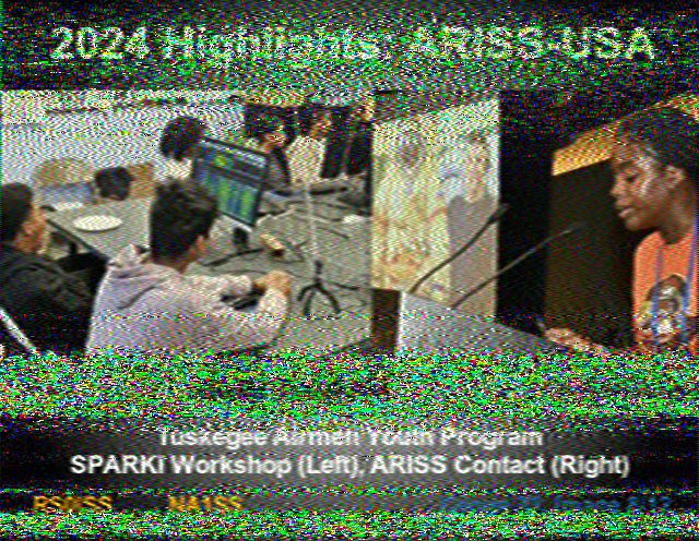 ISS SSTV December 2024 event image