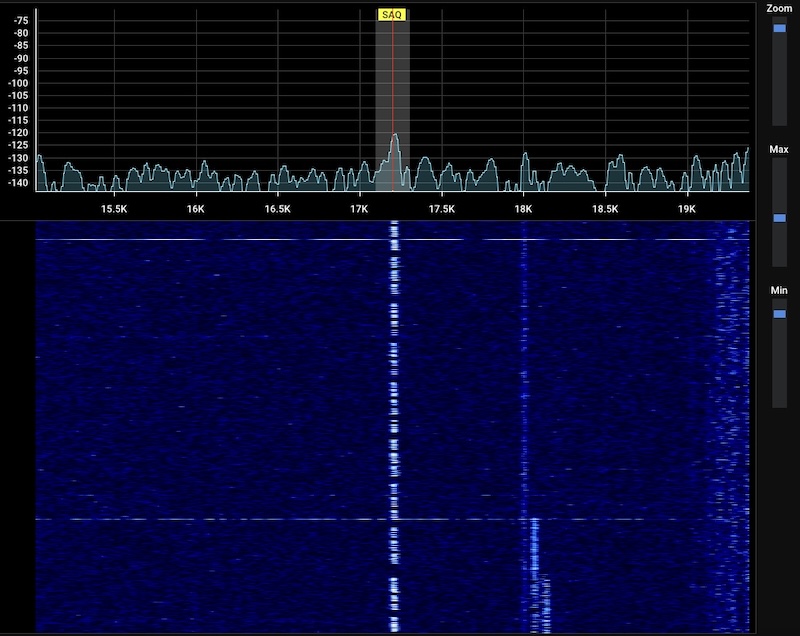 A screenshot of the reception of SAQ on 2nd July 2025