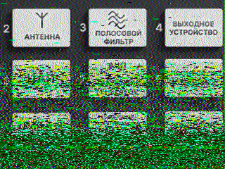 An SSTV image from the RS40S / UmKA-1 cubesat