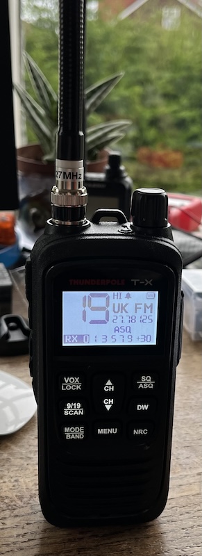 Thunderpole T-X handheld CB radio