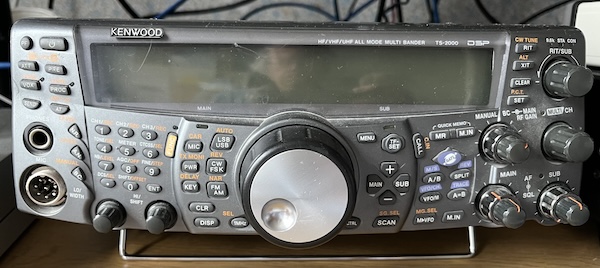 A Kenwood TS2000X radio